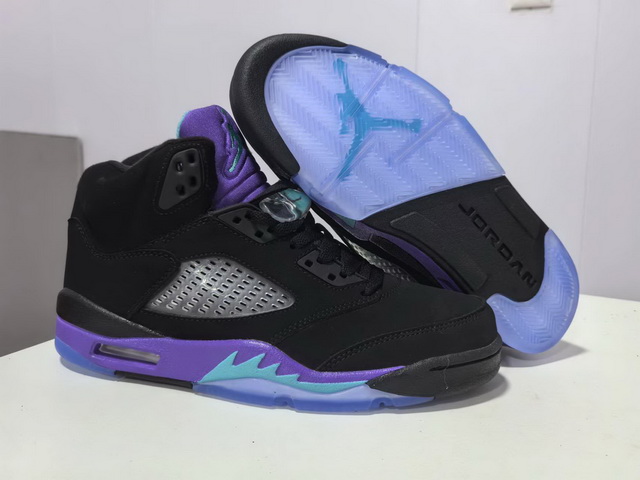 Air Jordan 5 Retro V Grape Black [Cheap Jordans Shoes 5 56]